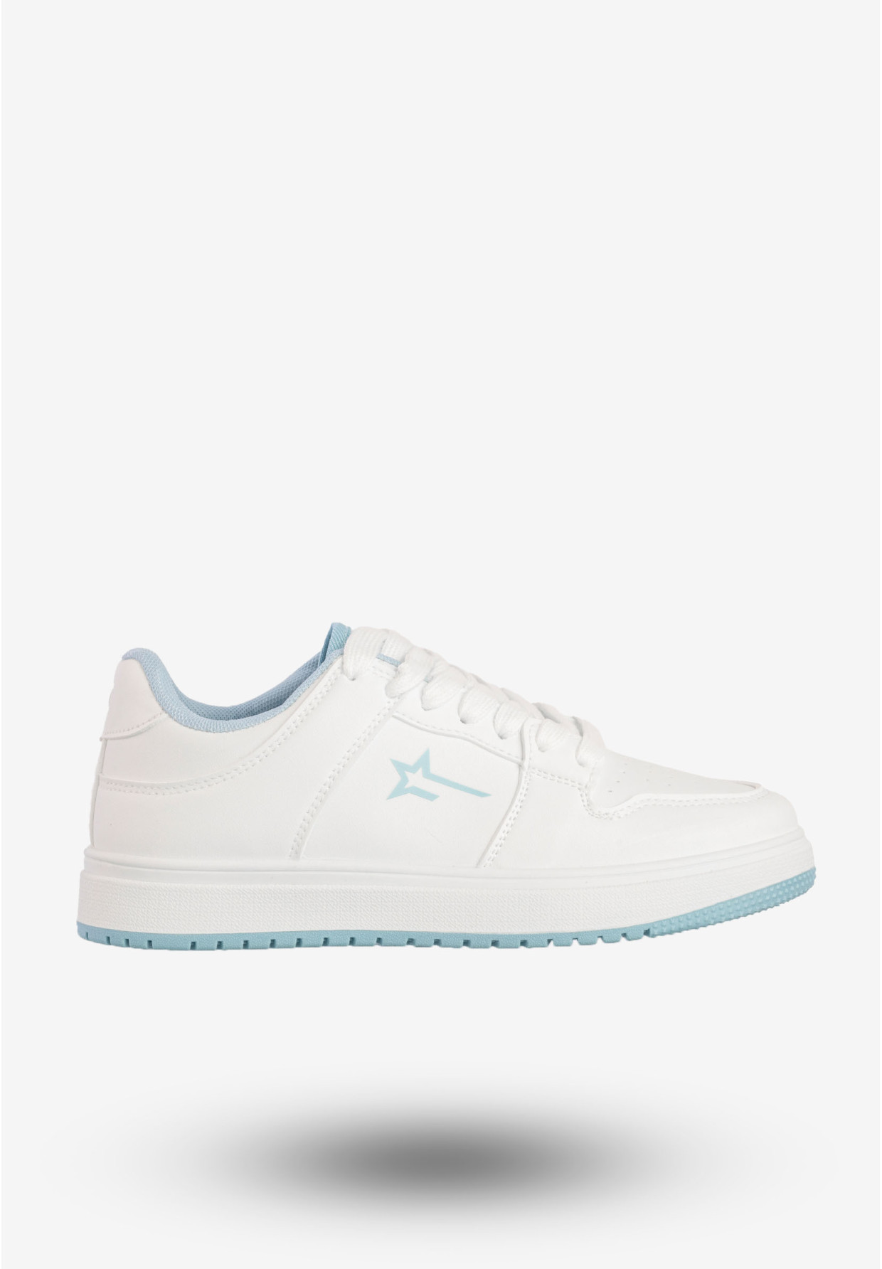 Sneakersy Damskie BIG STAR Sportowe Buty Biało Niebieskie RR274A244