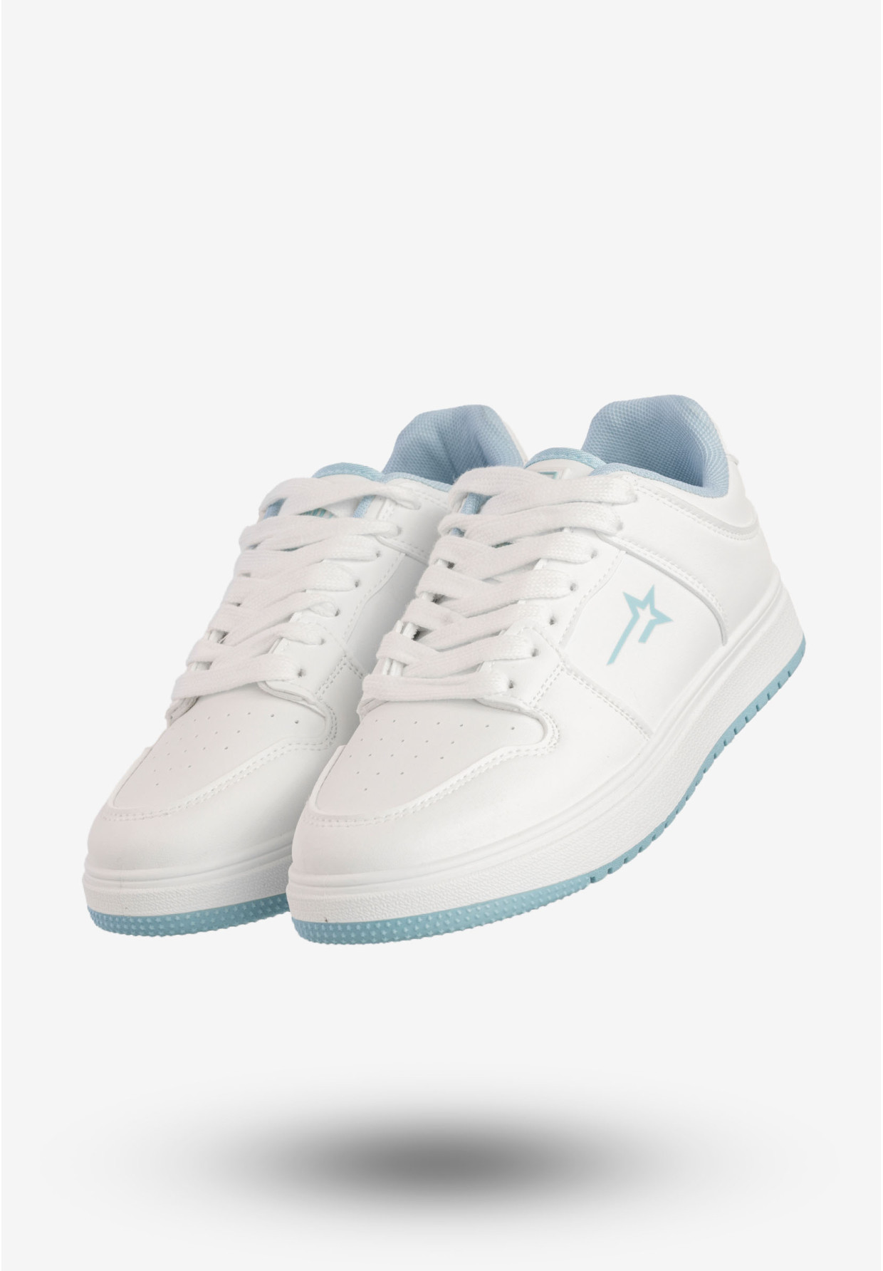 Sneakersy Damskie BIG STAR Sportowe Buty Biało Niebieskie RR274A244