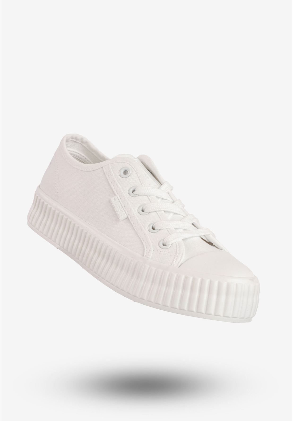 Trampki Damskie BIG STAR Sportowe Buty Na Platformie Białe RR274776