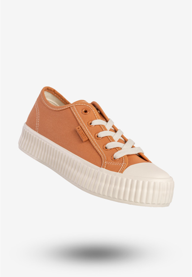 Pomarańczowe trampki damskie BIG STAR RR274778