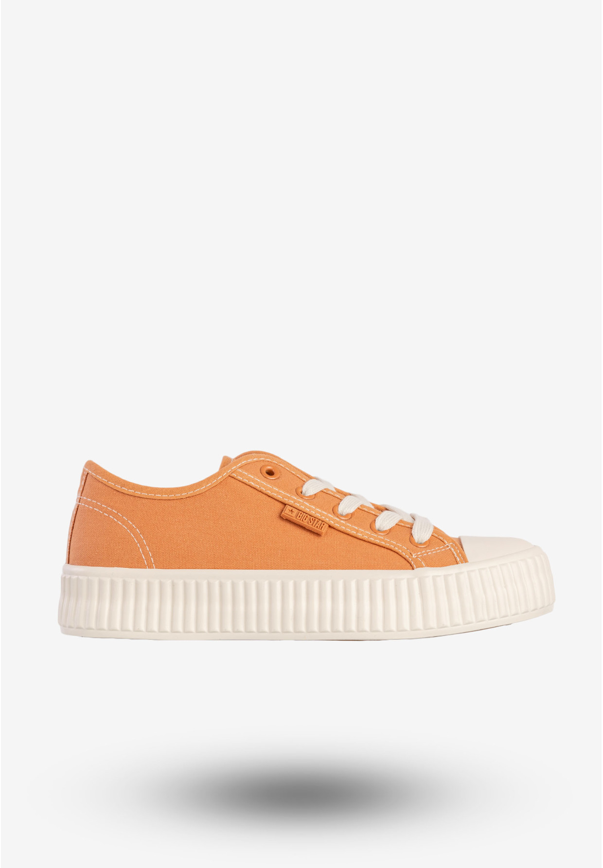 Trampki Damskie BIG STAR Sportowe Buty Na Platformie Pomarańczowe RR274778