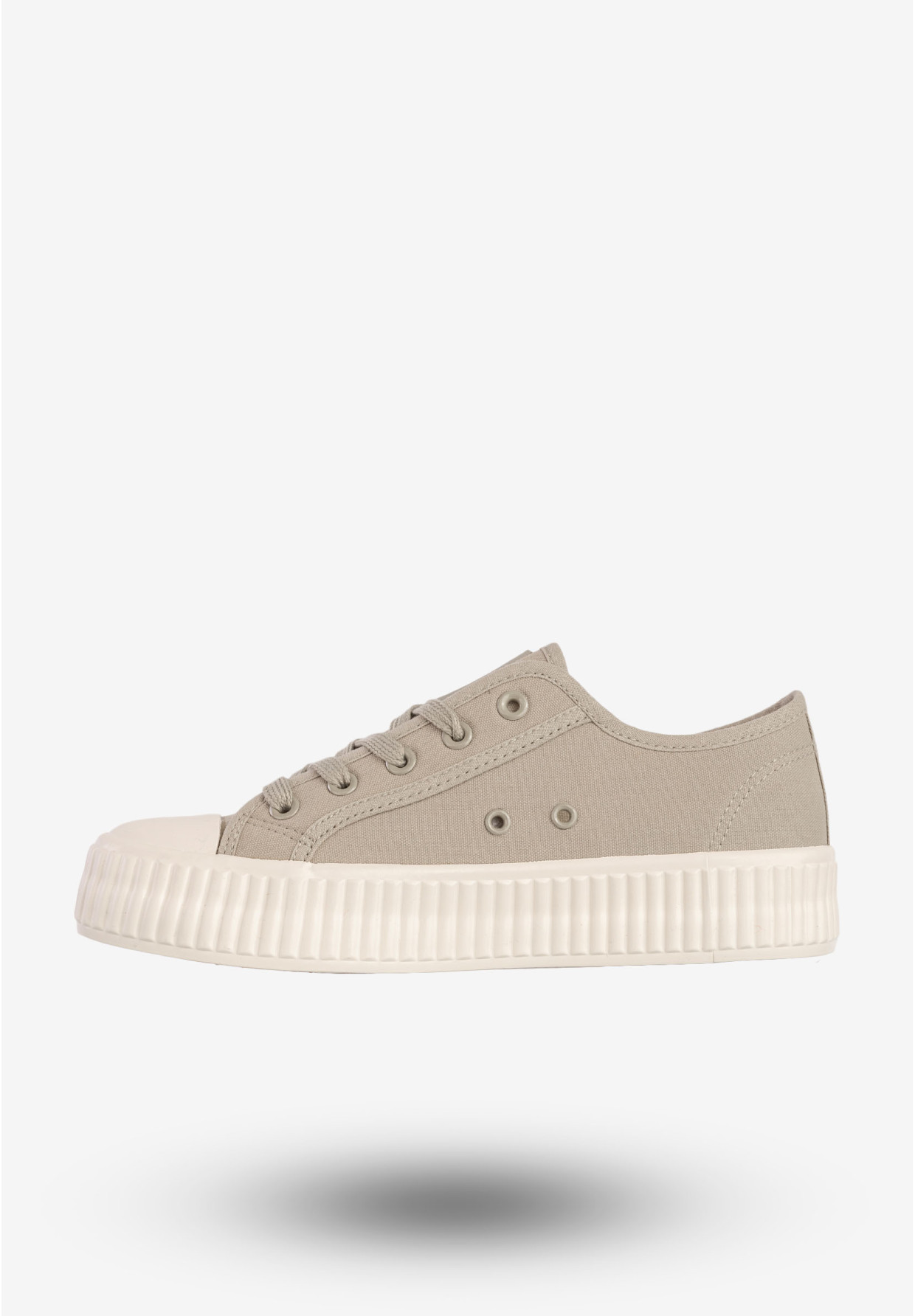 Trampki Damskie BIG STAR Sportowe Buty Na Platformie Szare RR274779