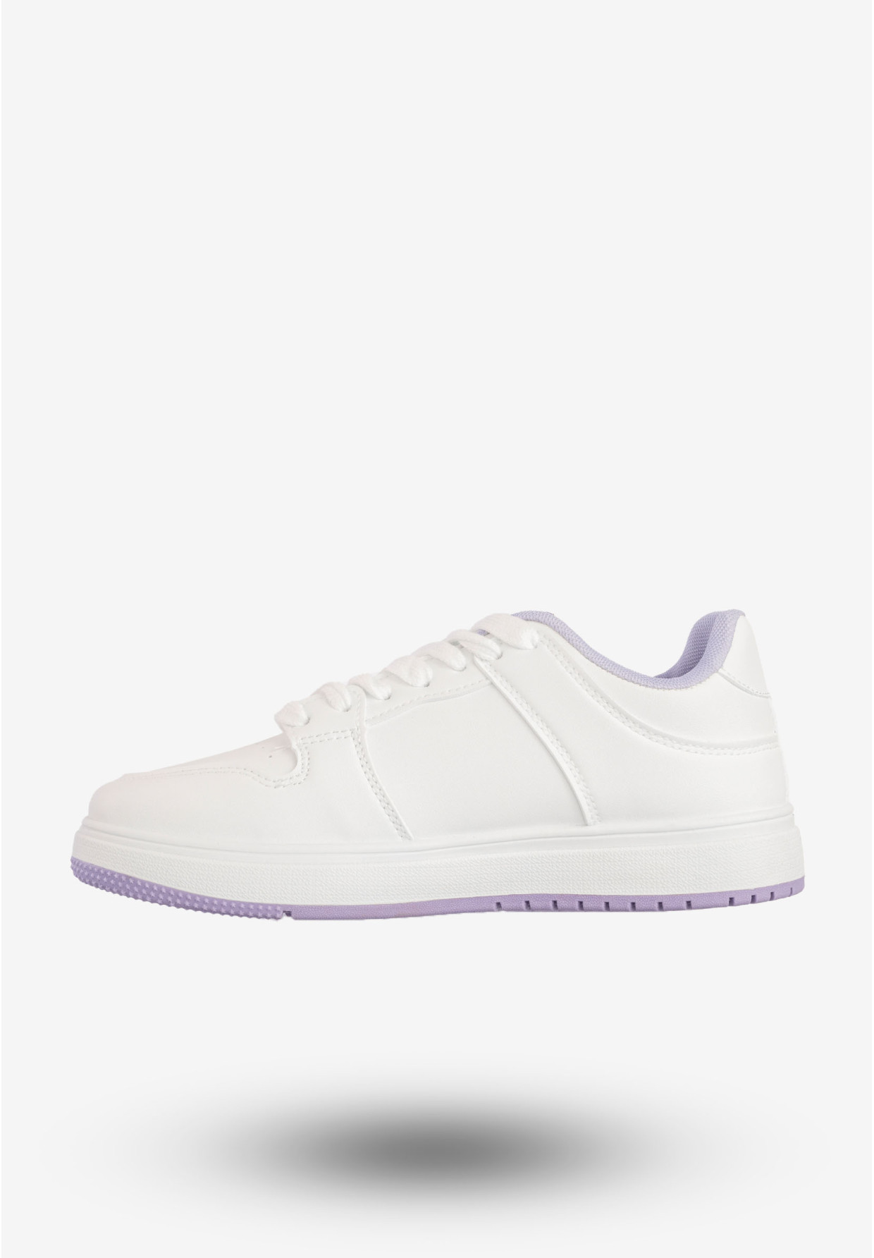 Sneakersy Damskie BIG STAR Sportowe Buty Biało Fioletowe RR274A245