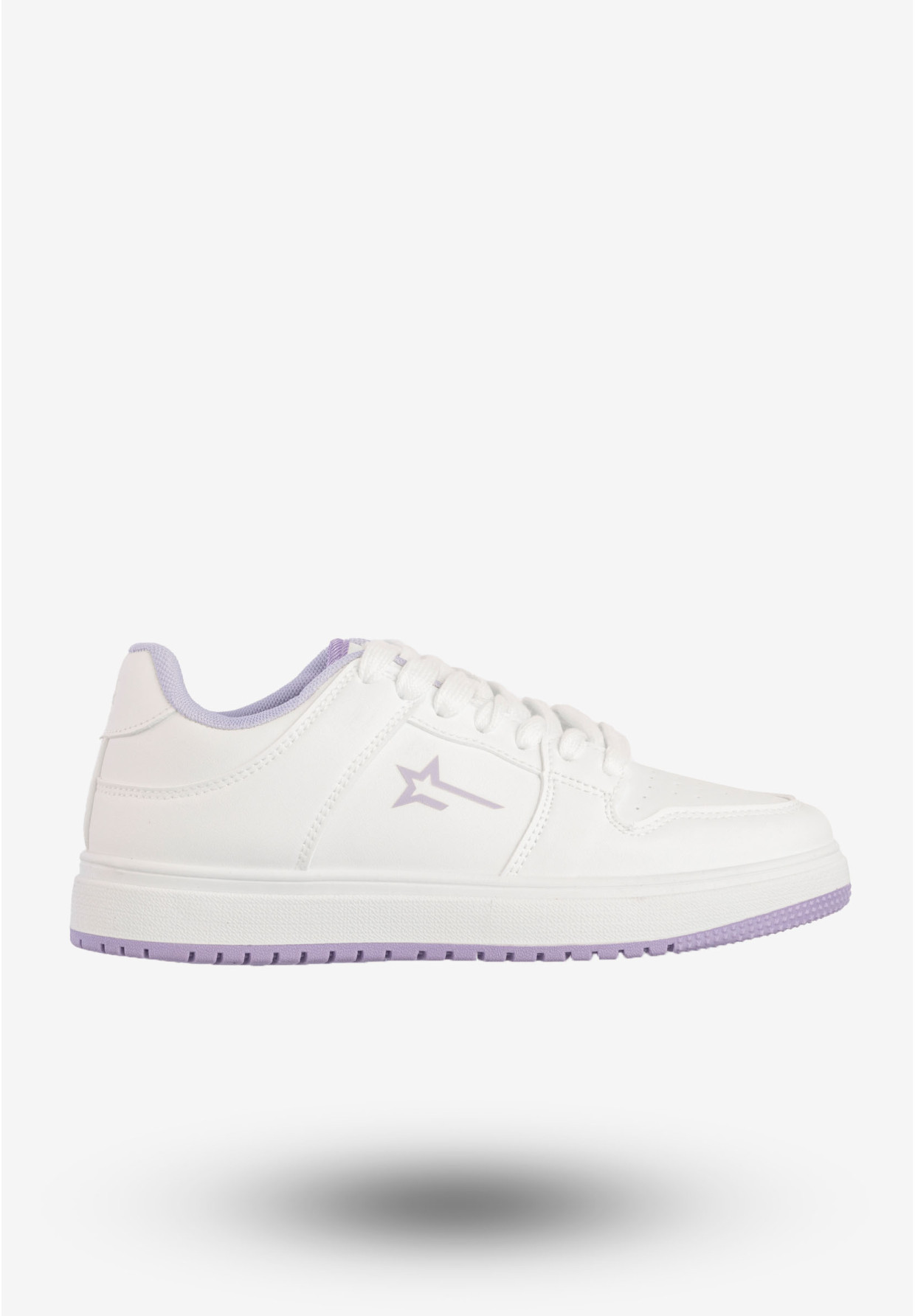 Sneakersy Damskie BIG STAR Sportowe Buty Biało Fioletowe RR274A245