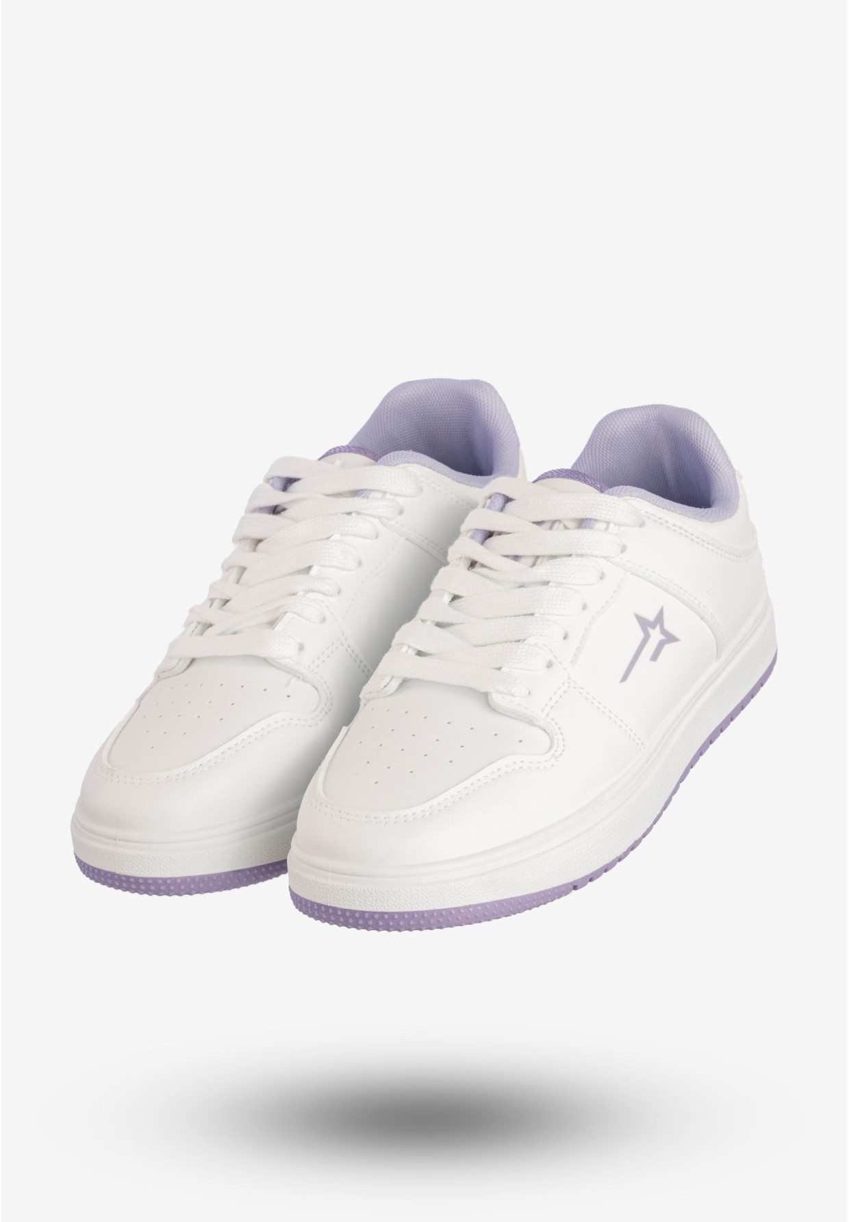 Sneakersy Damskie BIG STAR Sportowe Buty Biało Fioletowe RR274A245