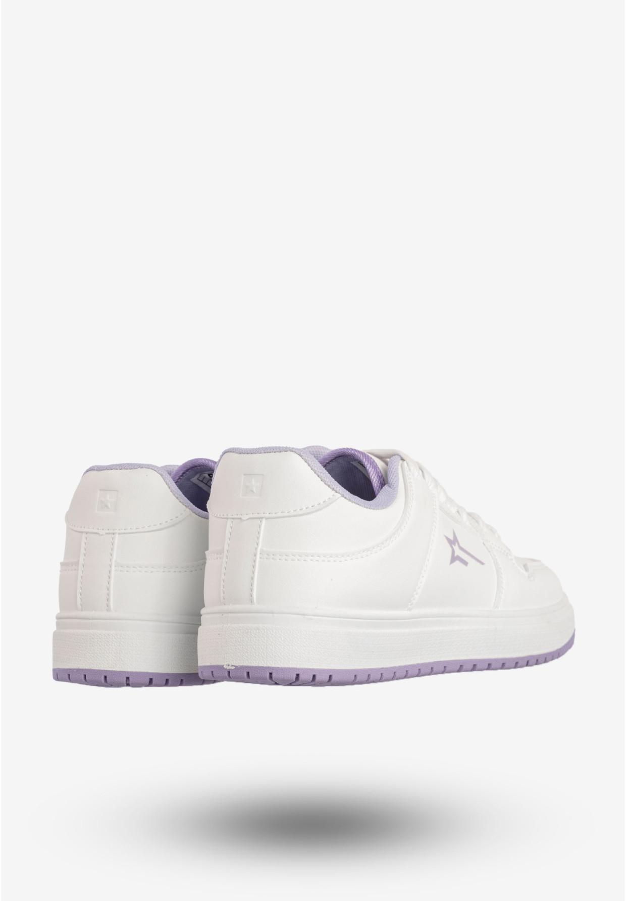 Sneakersy Damskie BIG STAR Sportowe Buty Biało Fioletowe RR274A245