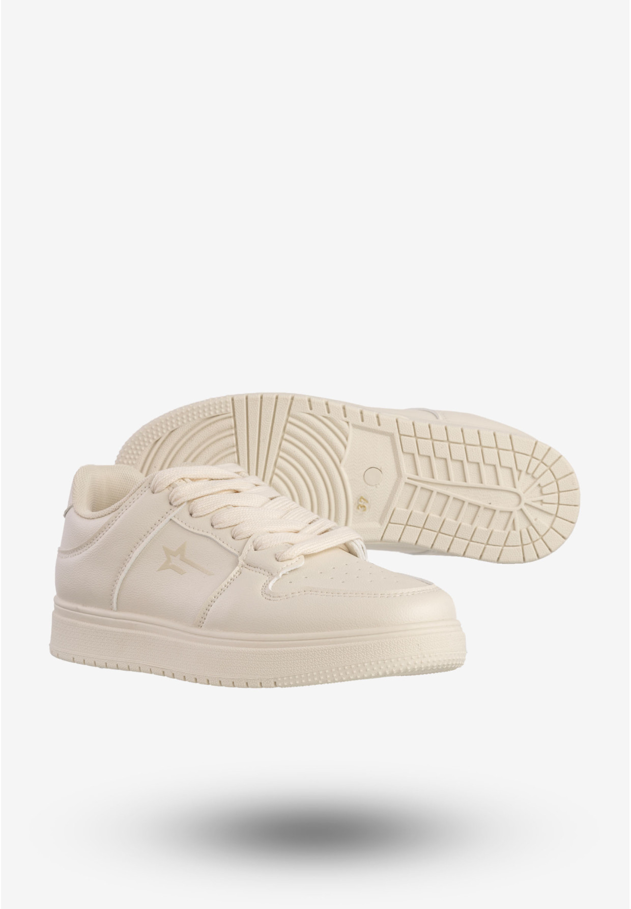 Sneakersy Damskie BIG STAR Sportowe Buty Beżowe RR274A243