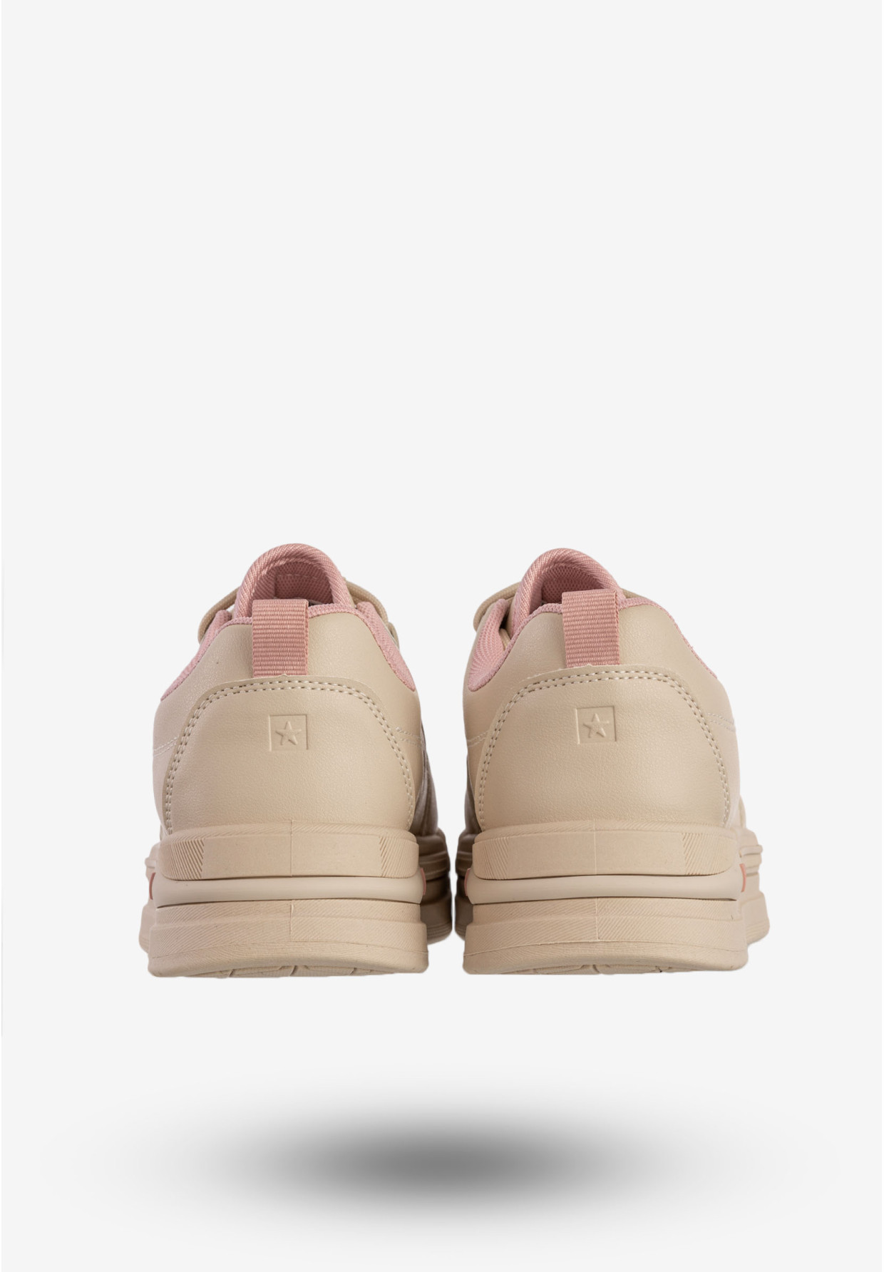 Sneakersy Damskie BIG STAR Sportowe Buty Casual Beżowe RR274A280