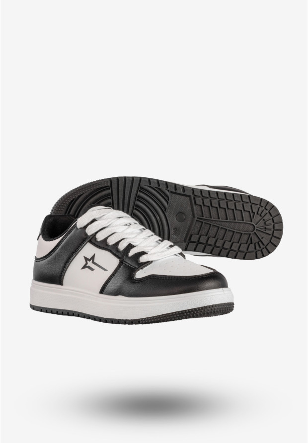 Sneakersy Damskie BIG STAR Sportowe Buty Czarno-Białe RR274A240