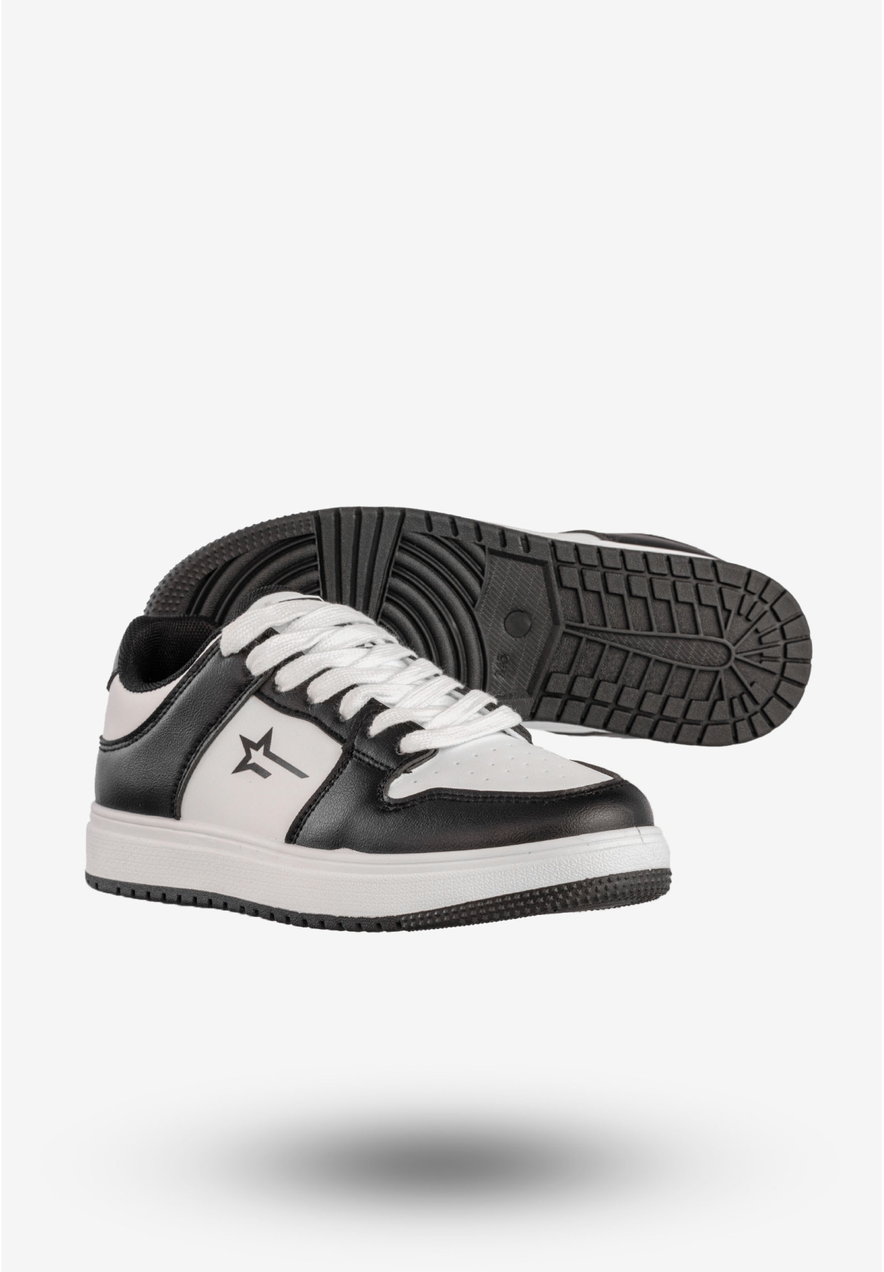 Sneakersy Damskie BIG STAR Sportowe Buty Czarno-Białe RR274A240