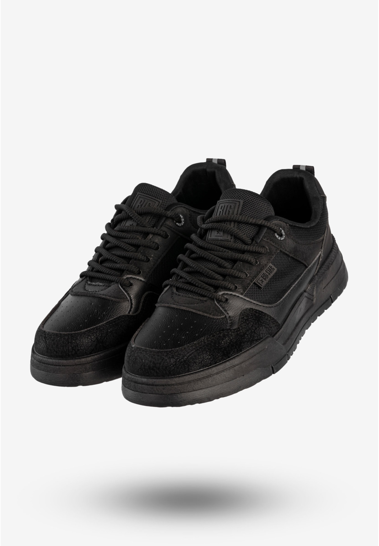 Sneakersy Męskie BIG STAR Sportowe Buty Czarne RR174606