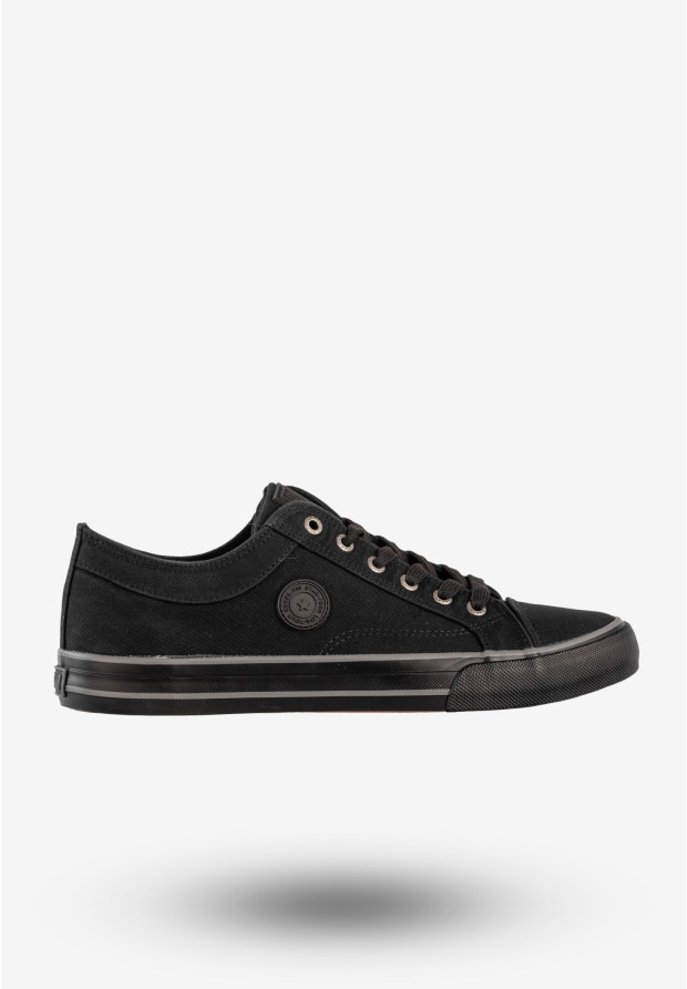 Trampki Męskie BIG STAR Sportowe Buty Tenisówki Czarne RR174338