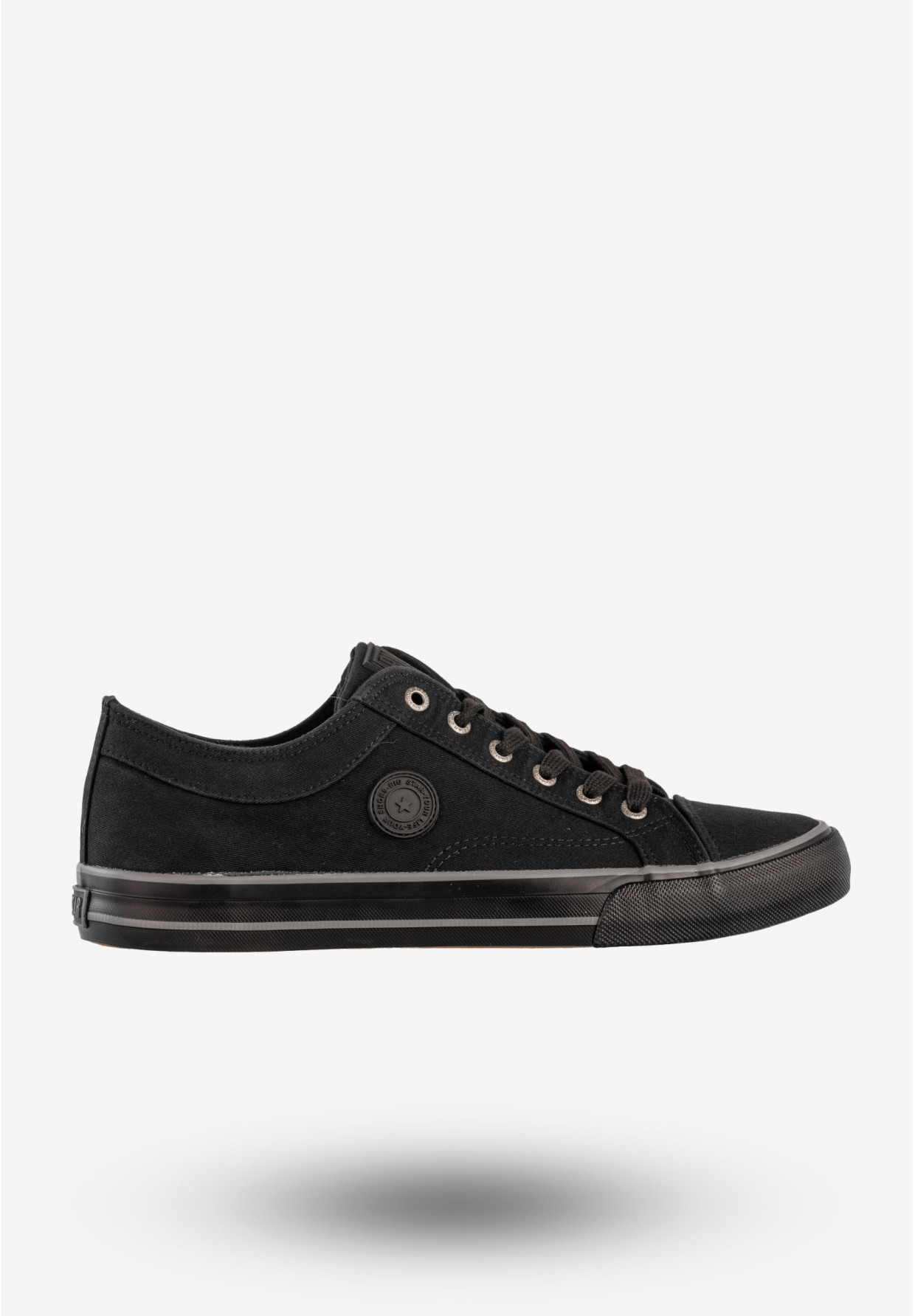 Trampki Męskie BIG STAR Sportowe Buty Tenisówki Czarne RR174338
