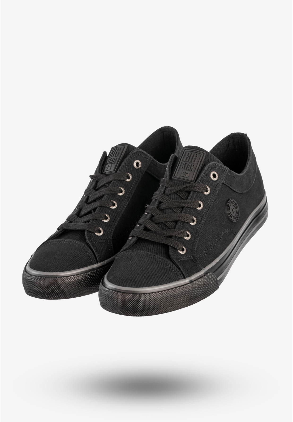 Trampki Męskie BIG STAR Sportowe Buty Tenisówki Czarne RR174338