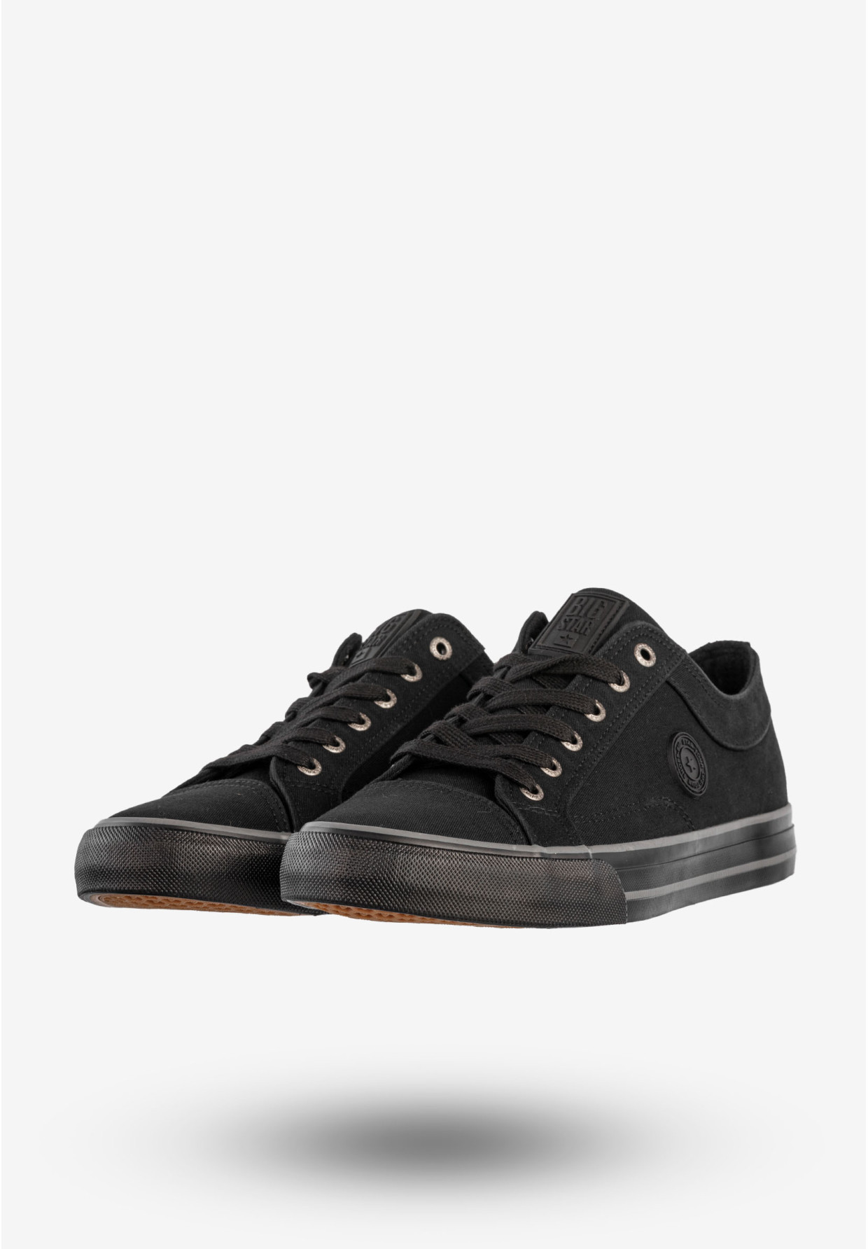 Trampki Męskie BIG STAR Sportowe Buty Tenisówki Czarne RR174338