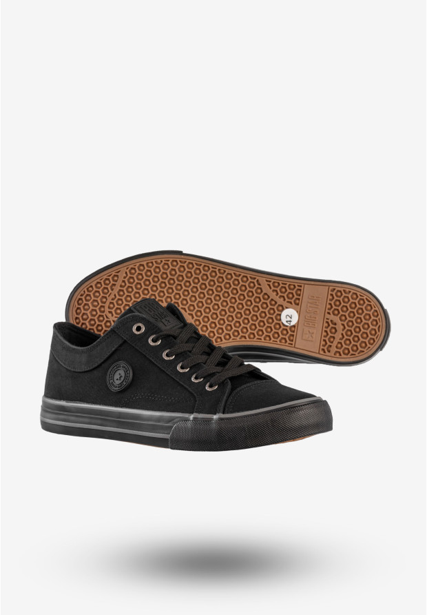 Trampki Męskie BIG STAR Sportowe Buty Tenisówki Czarne RR174338