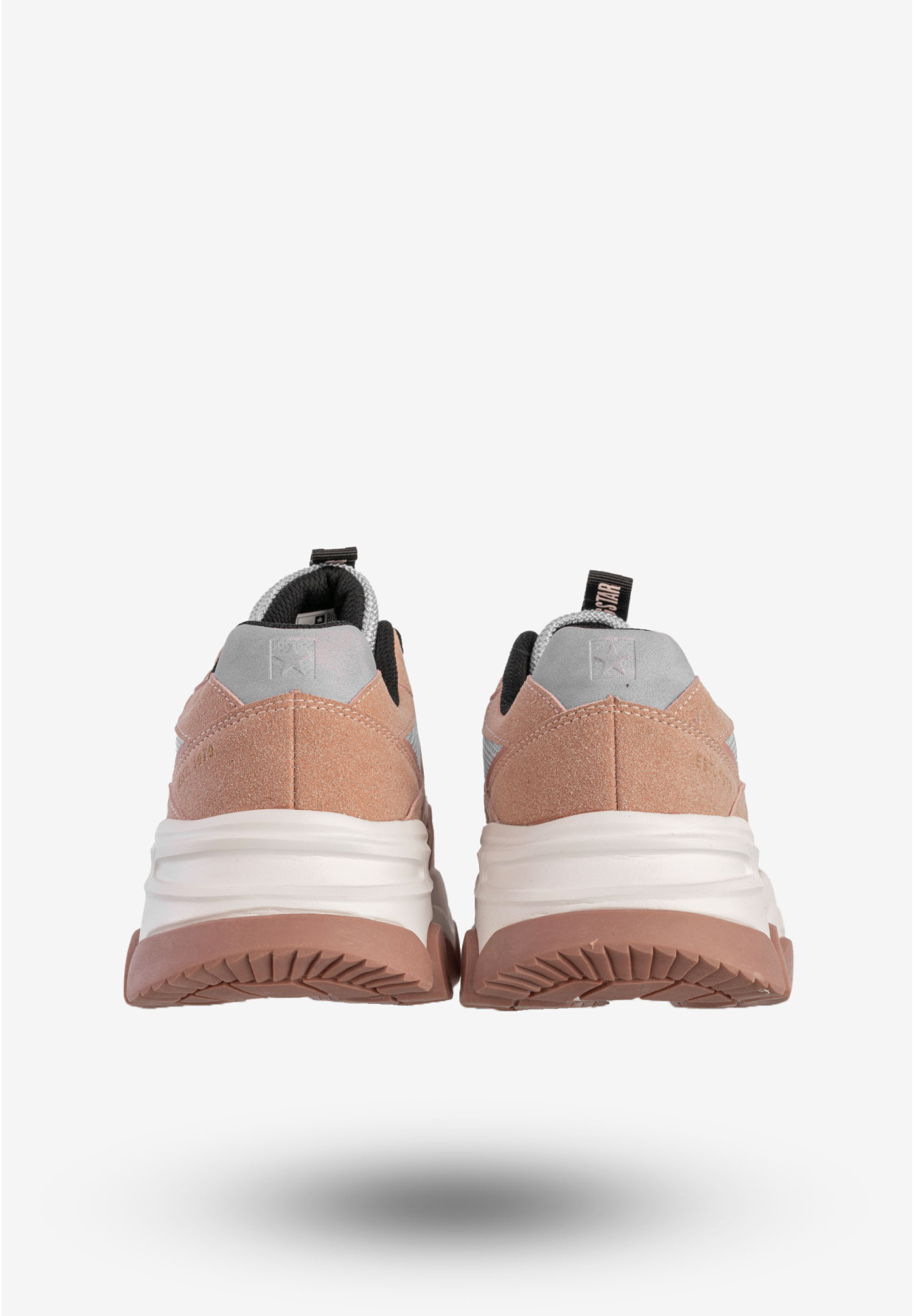 Sneakersy Damskie BIG STAR Sportowe Buty Na Grubej Podeszwie Różowe JJ274577