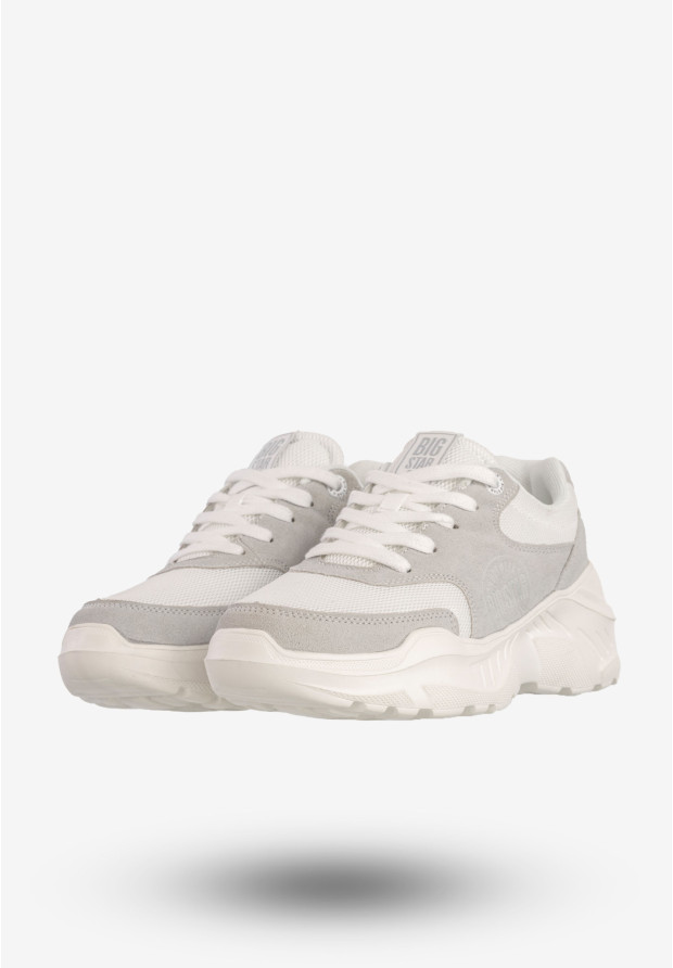 Sneakersy Damskie BIG STAR Sportowe Buty Lekkie Białe JJ274A112