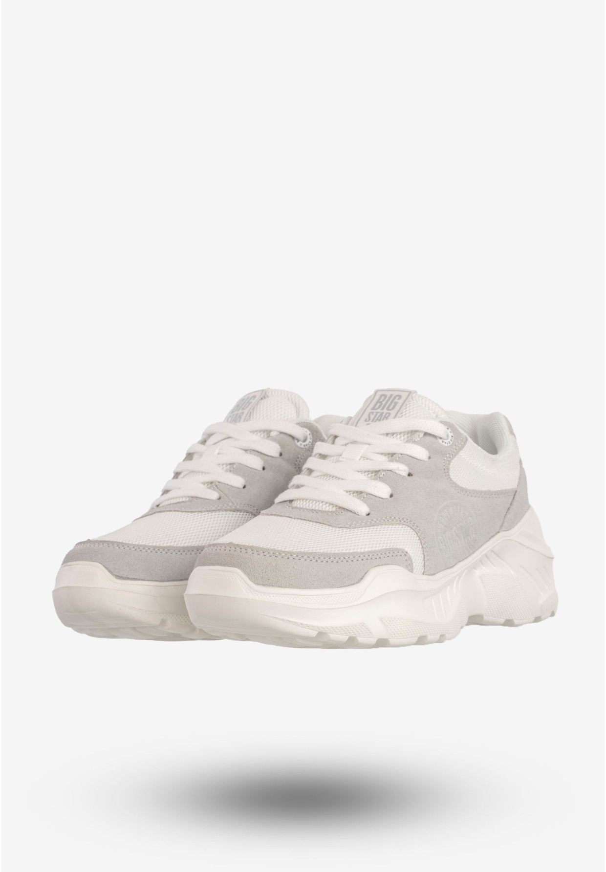 Sneakersy Damskie BIG STAR Sportowe Buty Lekkie Białe JJ274A112