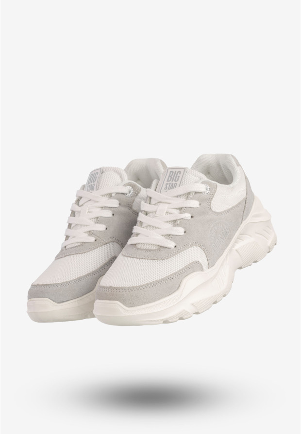 Sneakersy Damskie BIG STAR Sportowe Buty Lekkie Białe JJ274A112