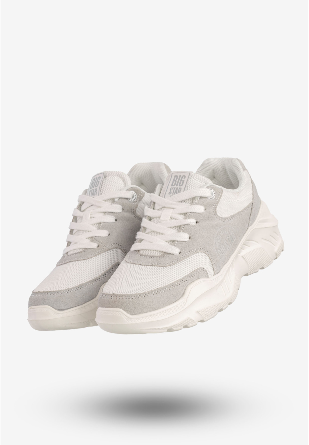Sneakersy Damskie BIG STAR Sportowe Buty Lekkie Białe JJ274A112