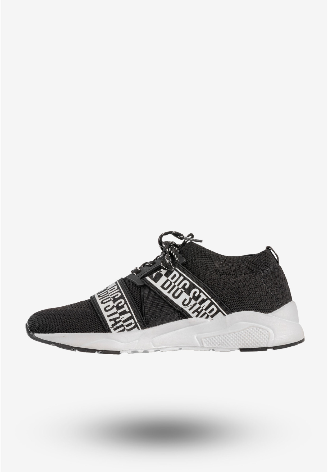 Sneakersy Damskie BIG STAR Sportowe Buty Wsuwane Czarne HH274359