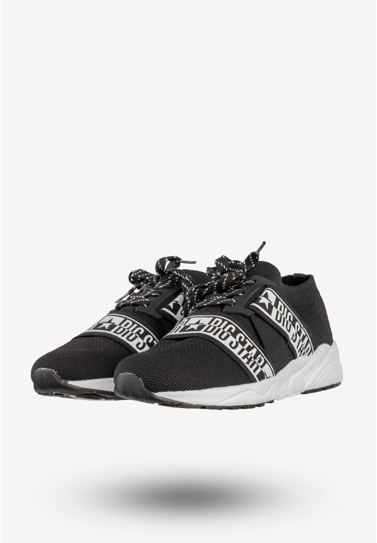 Sneakersy Damskie BIG STAR Sportowe Buty Wsuwane Czarne HH274359