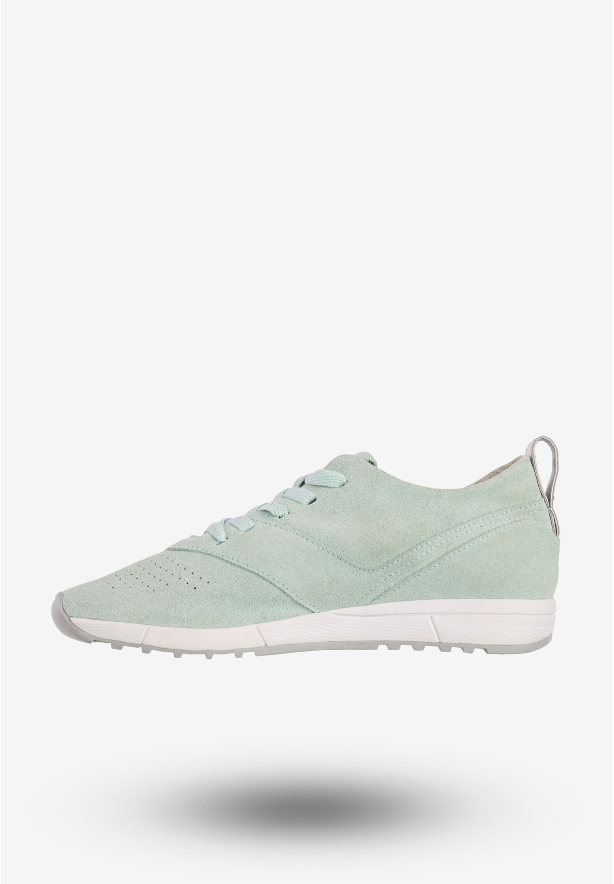 Sneakersy Damskie 4F Skórzane Sportowe Buty Miętowe D4L19-OBDL201