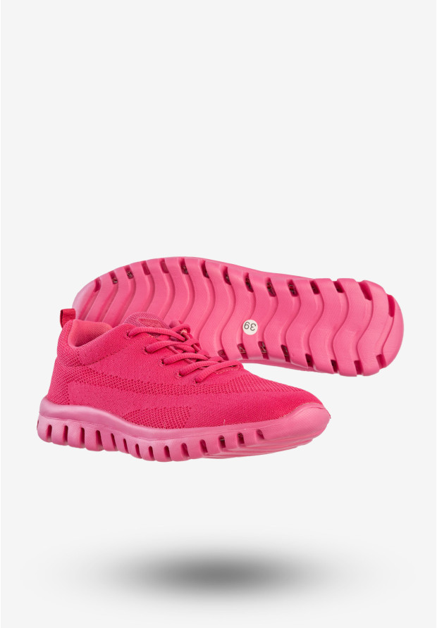 Sneakersy Damskie BIG STAR Sportowe Buty Do Biegania Fuksja DD274A128