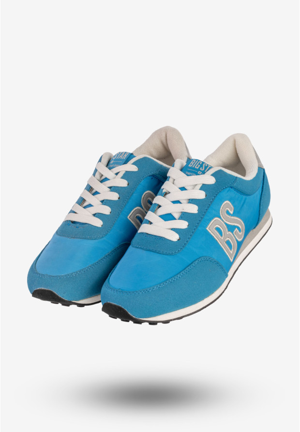 Sneakersy Damskie BIG STAR Sportowe Buty Niebieskie T274003