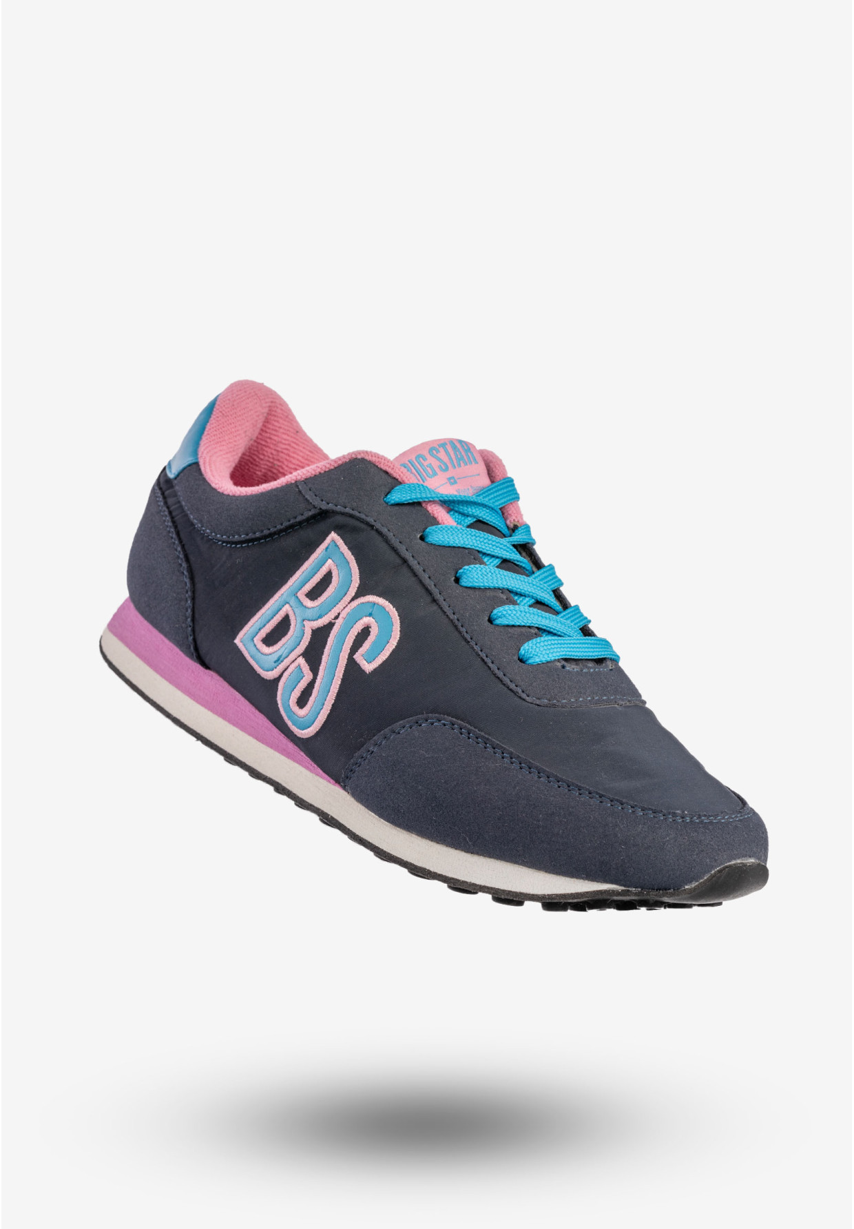 Sneakersy Damskie BIG STAR Sportowe Buty Granatowe T274002