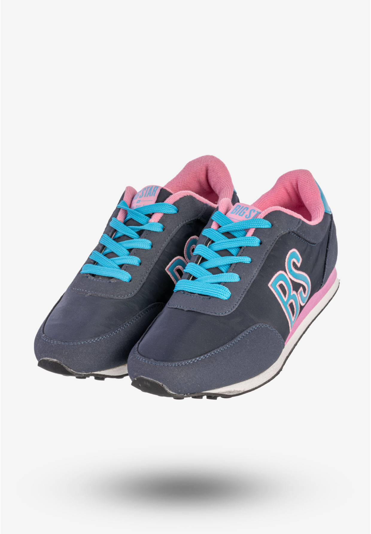 Sneakersy Damskie BIG STAR Sportowe Buty Granatowe T274002