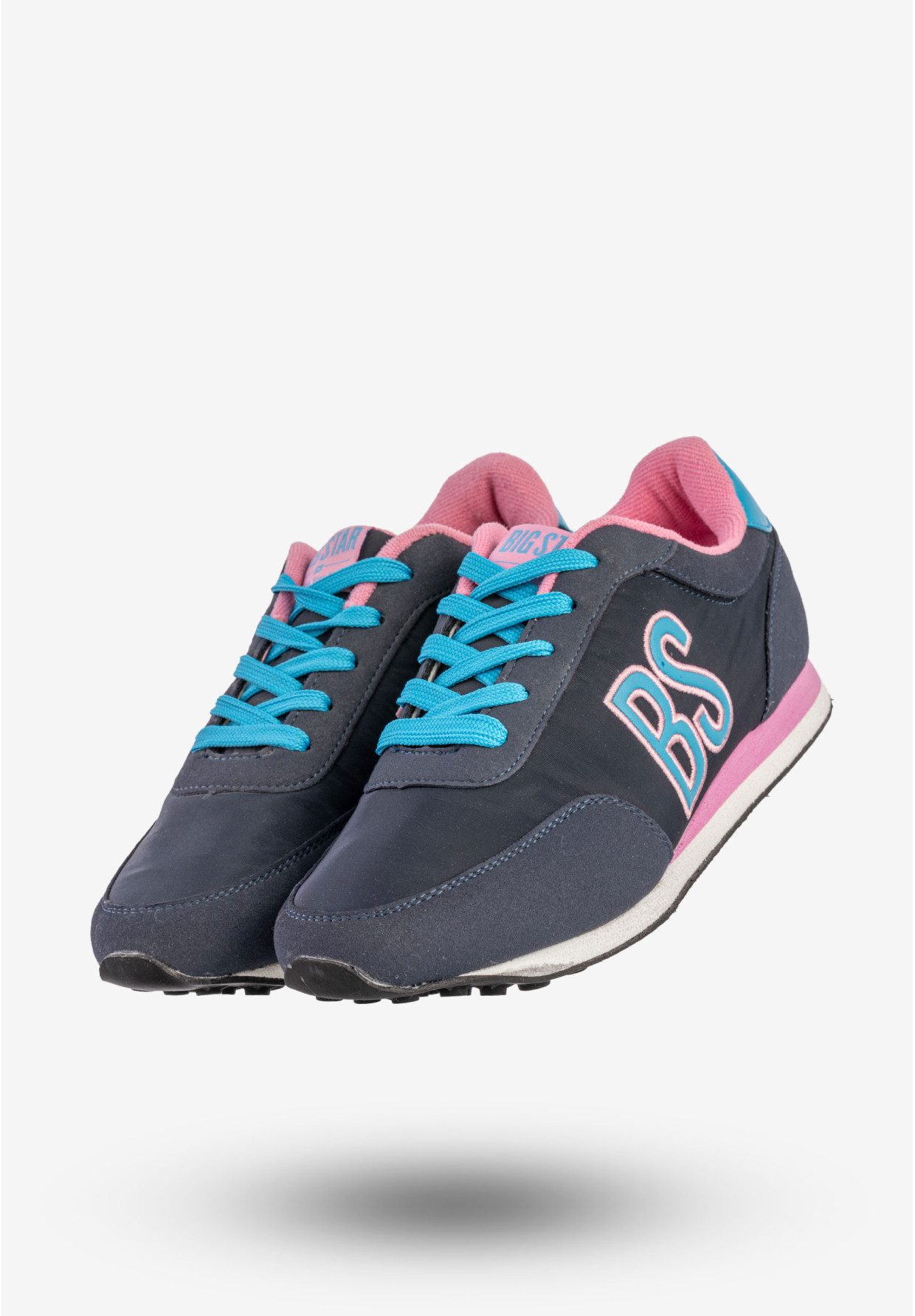 Sneakersy Damskie BIG STAR Sportowe Buty Granatowe T274002