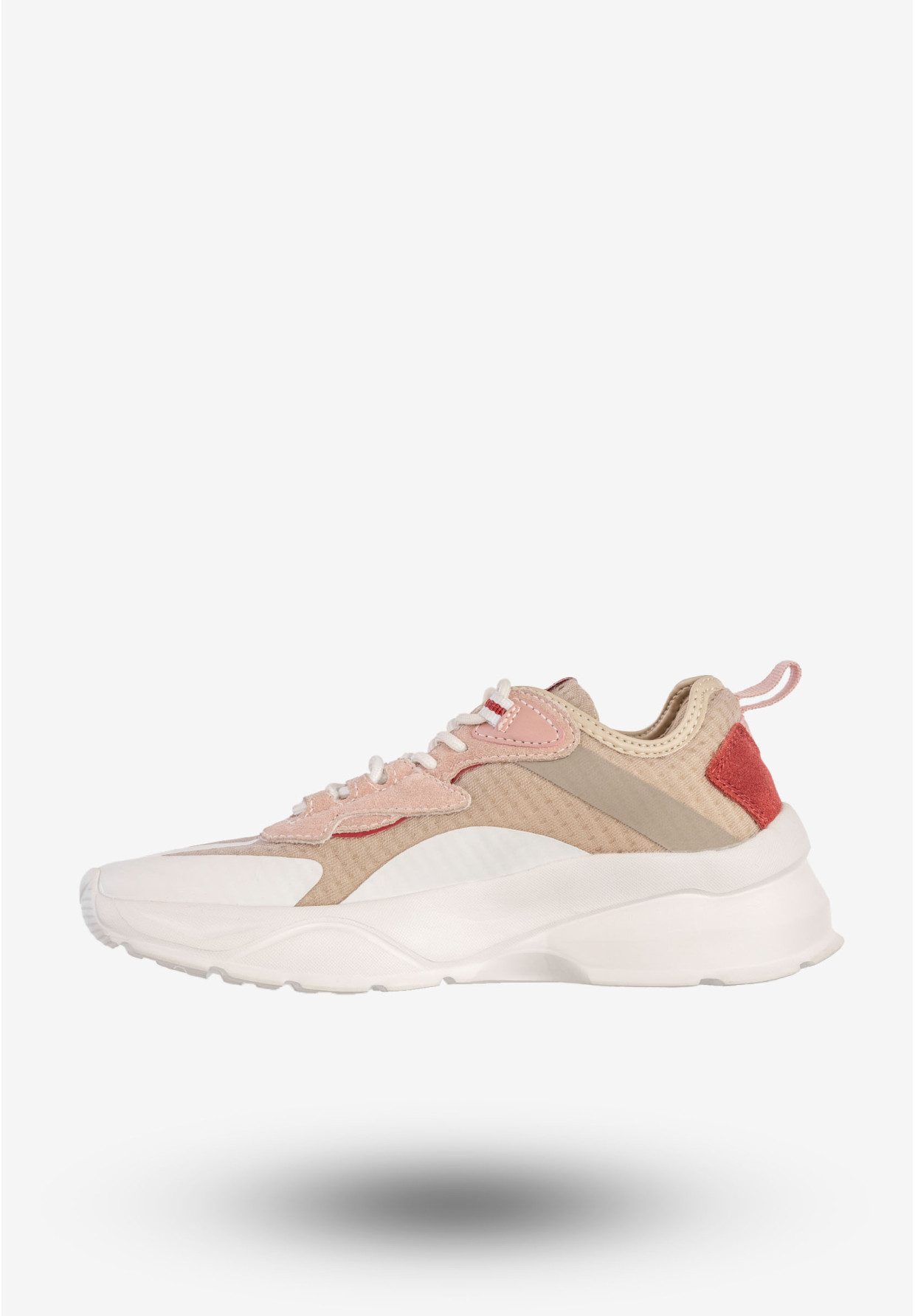 Sneakersy Damskie BIG STAR Sportowe Buty Do Biegania Beżowe KK274055