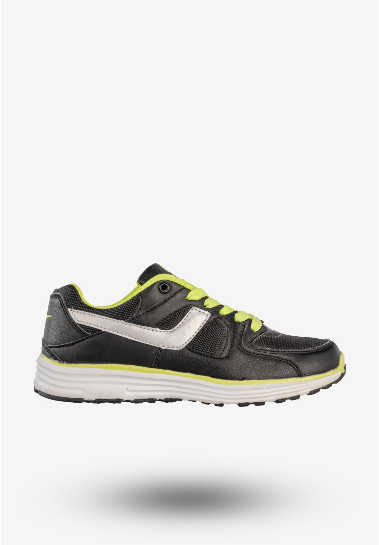 Sneakersy Damskie Ekoskóra Sportowe Buty Klasyczne Czarne HKR 7A-HG14143