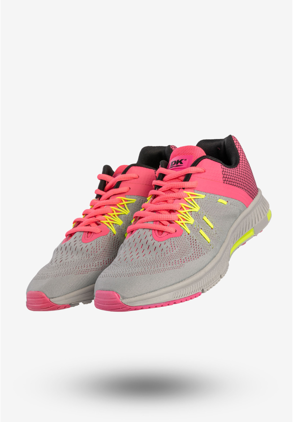 Sneakersy Damskie Sportowe Buty Do Biegania Szare DK GT-14290
