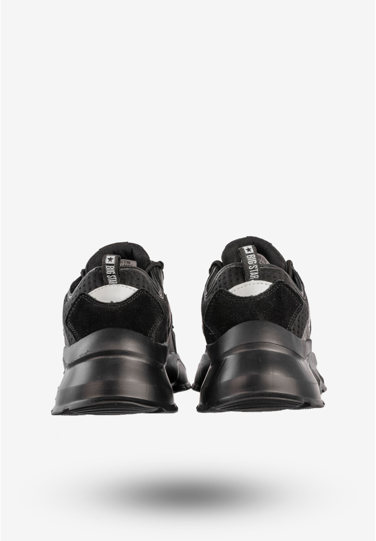 Sneakersy Damskie BIG STAR Sportowe Buty Czarne KK274056