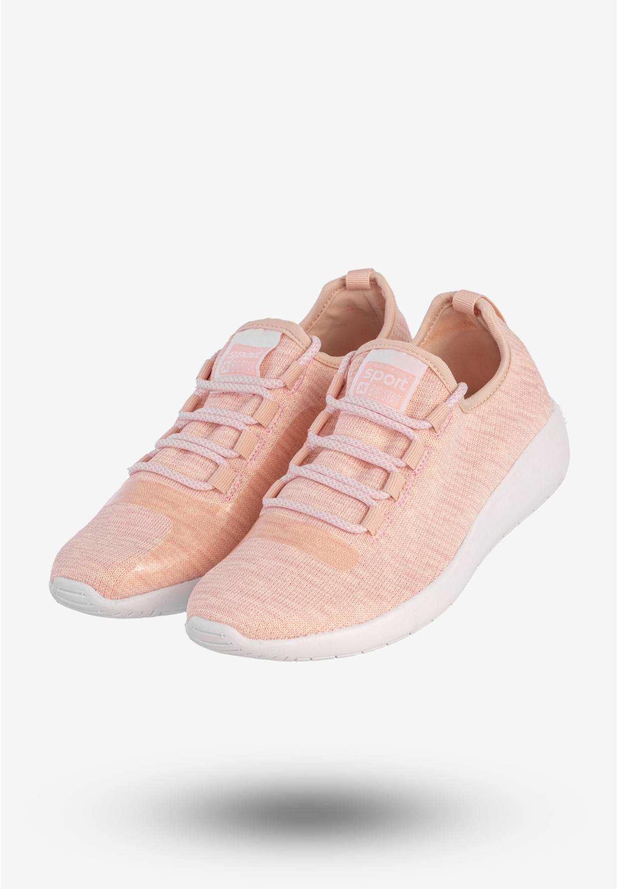 Buty Sportowe Damskie BIG STAR Sneakersy Lekkie Różowe AA274579
