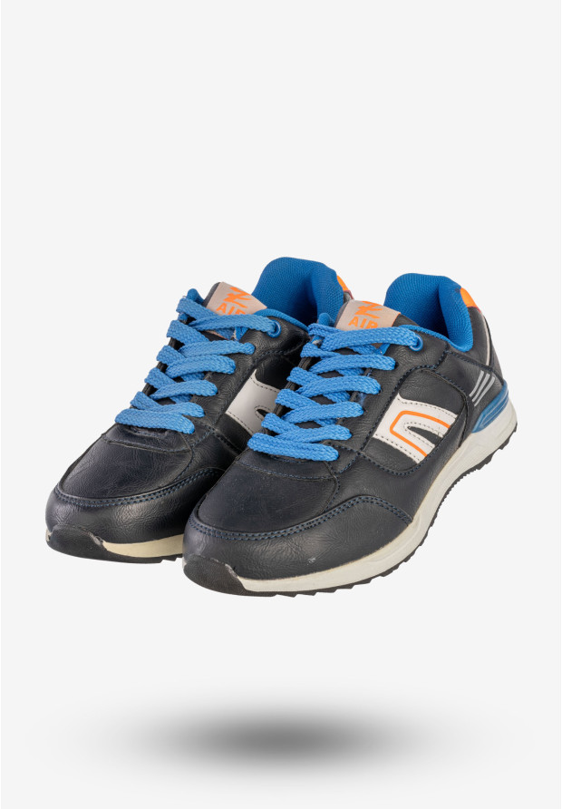 Buty Sportowe Chłopięce Półbuty Sneakersy Granatowe Badoxx LXC-6867