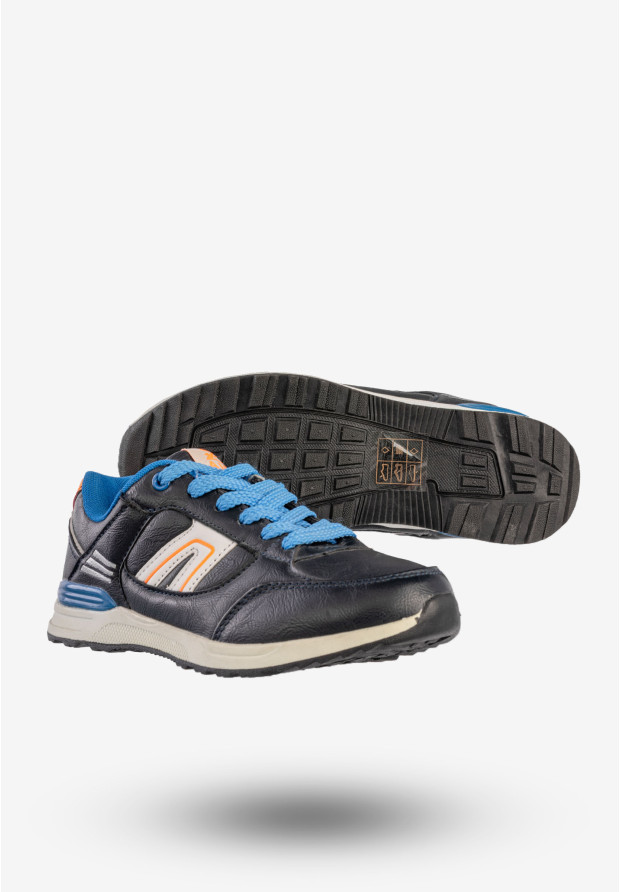 Buty Sportowe Chłopięce Półbuty Sneakersy Granatowe Badoxx LXC-6867