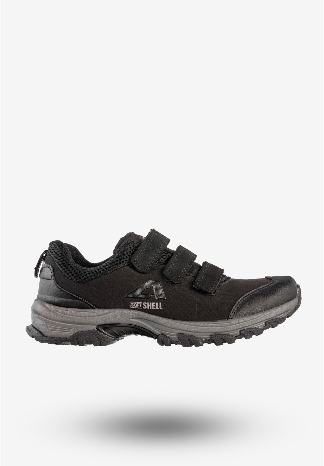 Trekkingi Damskie Na Rzepy Buty W Góry Softshell Czarne American Club WT1802-V