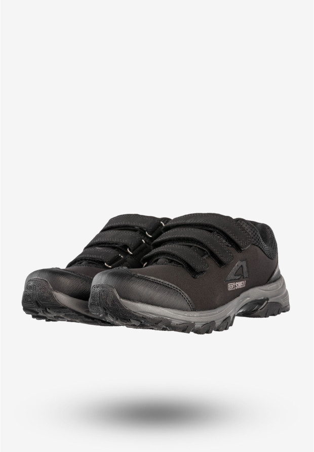 Trekkingi Damskie Na Rzepy Buty W Góry Softshell Czarne American Club WT1802-V