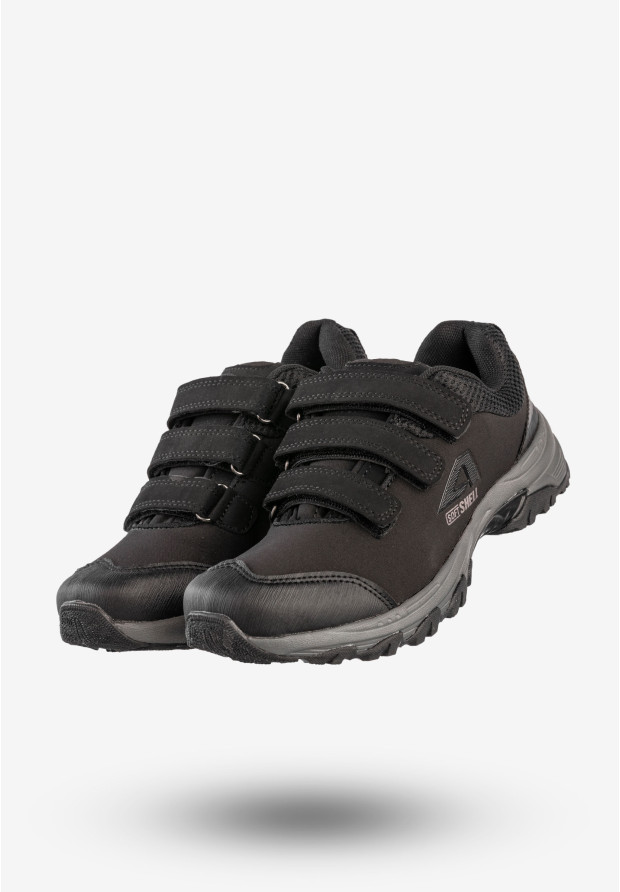 Trekkingi Damskie Na Rzepy Buty W Góry Softshell Czarne American Club WT1802-V