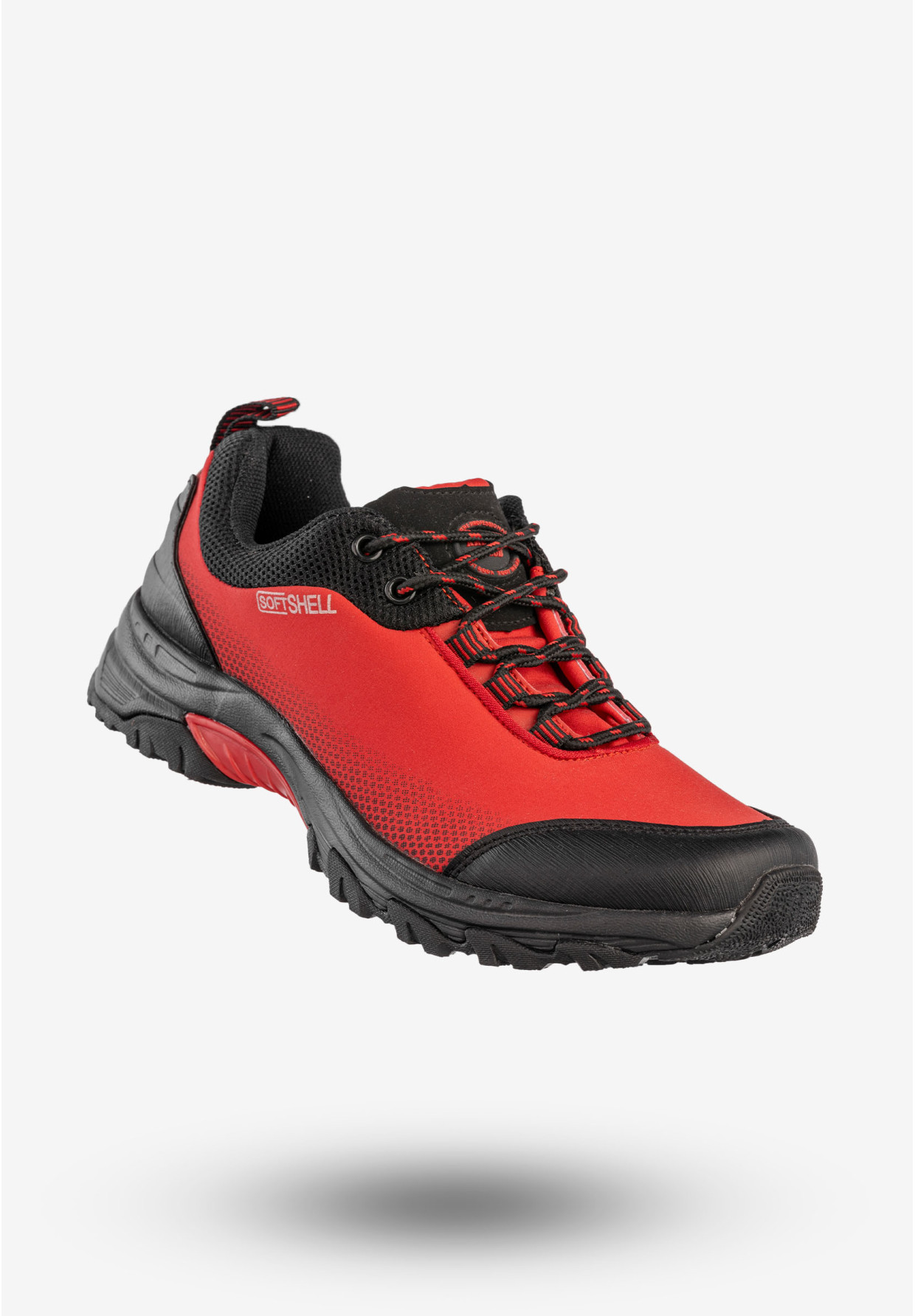 Trekkingi Damskie Buty W góry Softshell Wygodne Czerwone American Club WT05/20