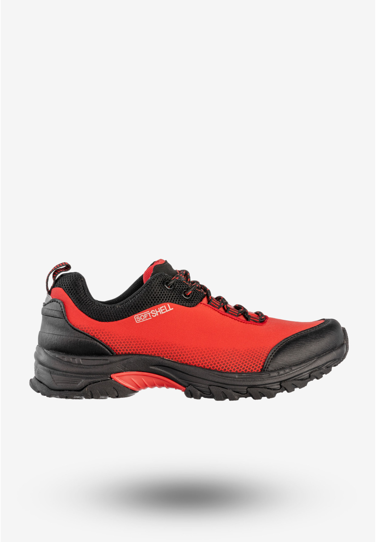 Trekkingi Damskie Buty W góry Softshell Wygodne Czerwone American Club WT05/20