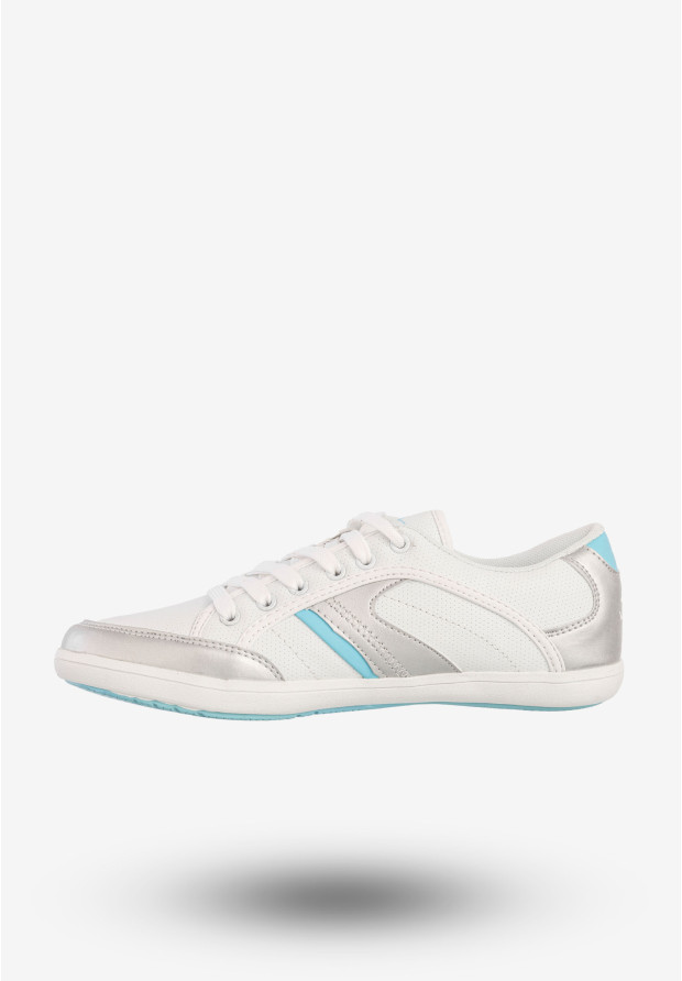 Sneakersy Damskie Ekoskóra Buty Sportowe Białe VOP14003