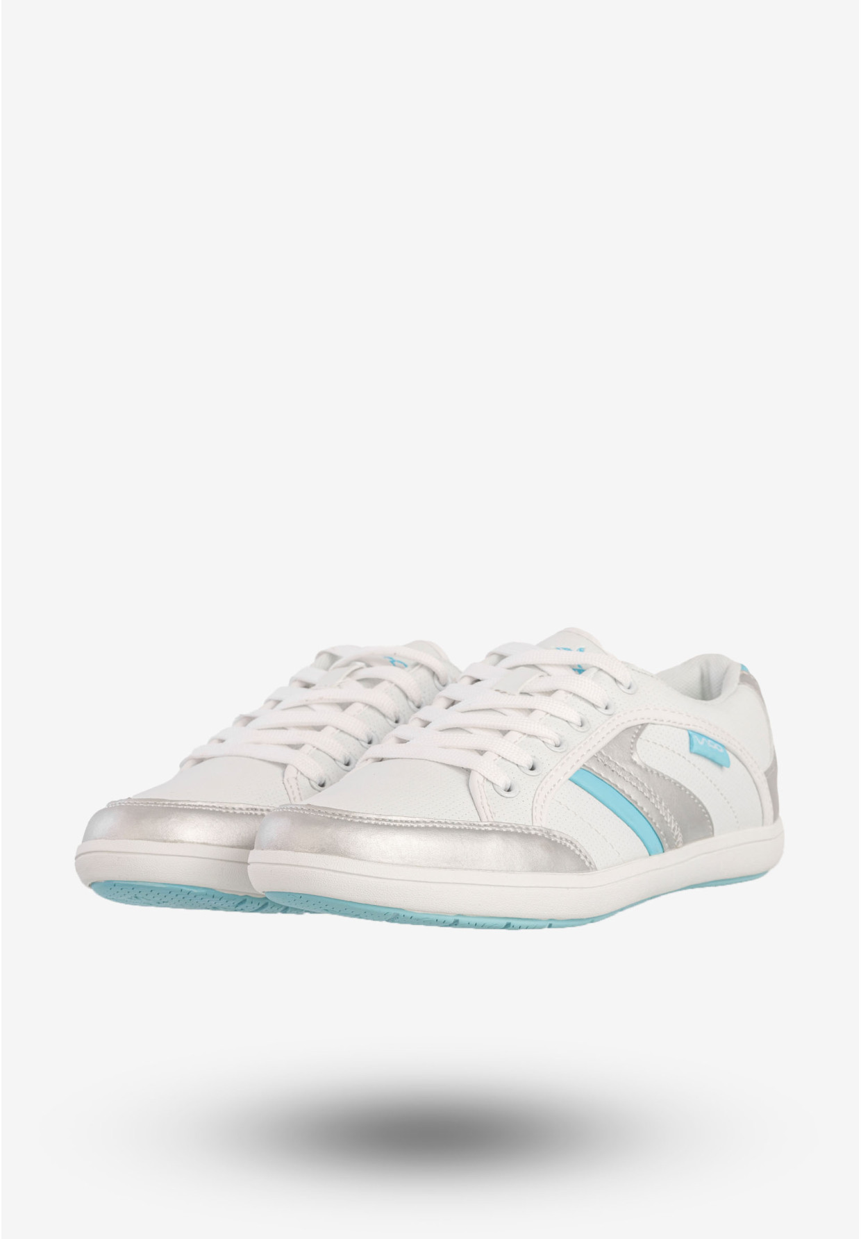 Sneakersy Damskie Ekoskóra Buty Sportowe Białe VOP14003