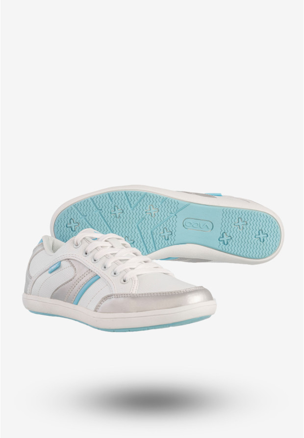 Sneakersy Damskie Ekoskóra Buty Sportowe Białe VOP14003