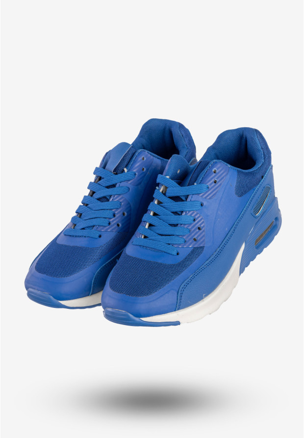Sneakersy Damskie  Sportowe Buty Na Codzień Niebieskie DN6-8