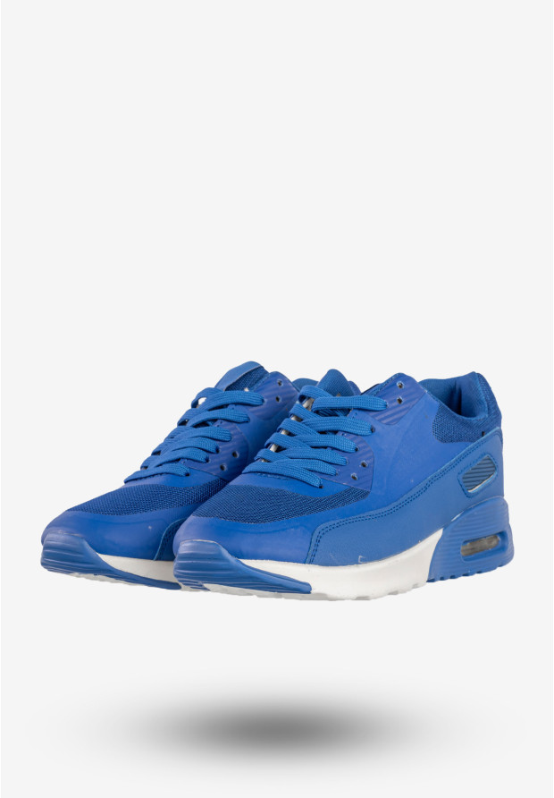 Sneakersy Damskie  Sportowe Buty Na Codzień Niebieskie DN6-8